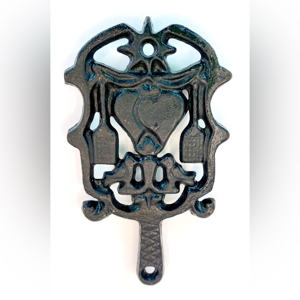 Brown Stove Works Mini Cast Iron Trivet - Cleveland, TN - Vintage - Spoon Rest